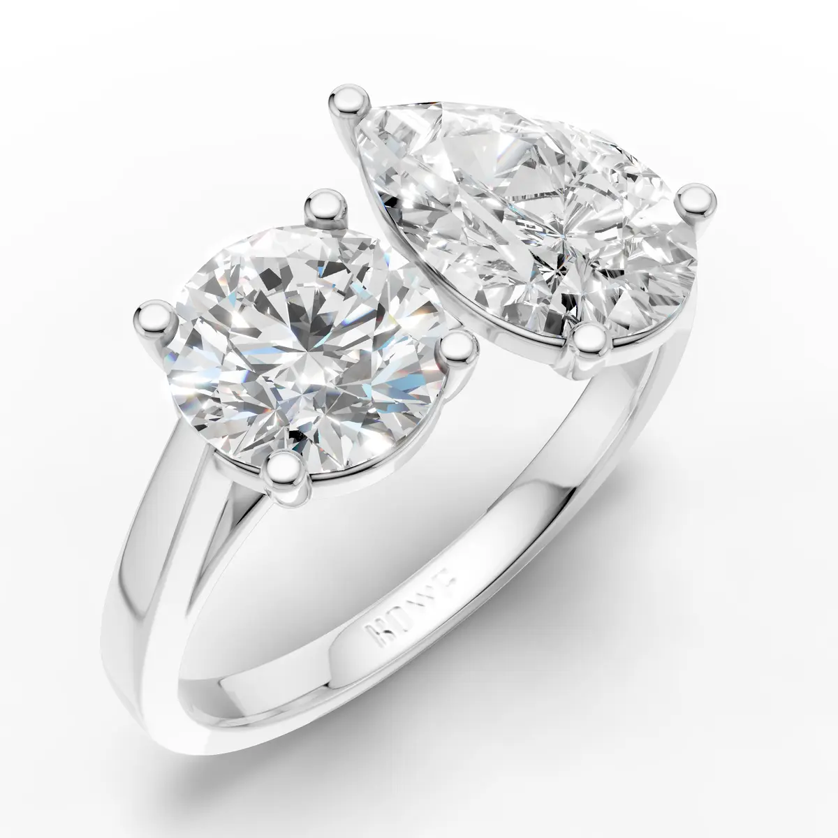 Dual Harmony Diamond Ring